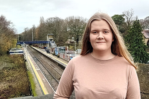 Megan Axon at Marple Station