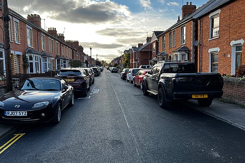 Resurfaced roads in Newbury