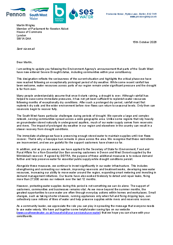 Image of SWW letter